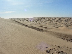 Deserto di Sahara in Tunisia